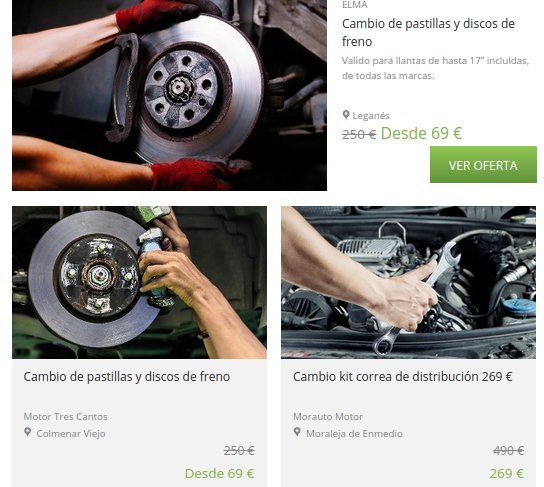 Groupon motor precios