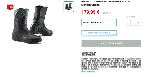 Motobuykers botas moto