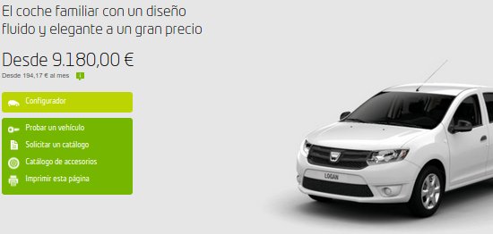 Probar Dacia Logan gratis
