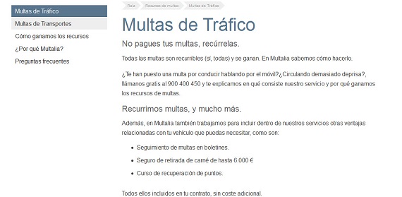 RECURSOS DE MULTAS DE TRÁFICO