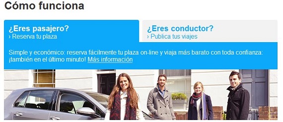 Blablacar compartir coche