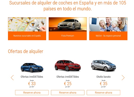 Sixt precios