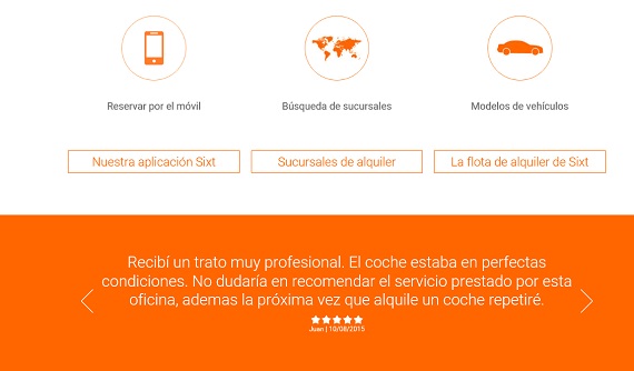Sixt opiniones