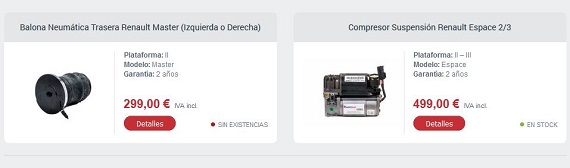 suspensiones neumaticas renault y volkswagen