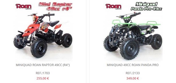 motos apollo mini quads